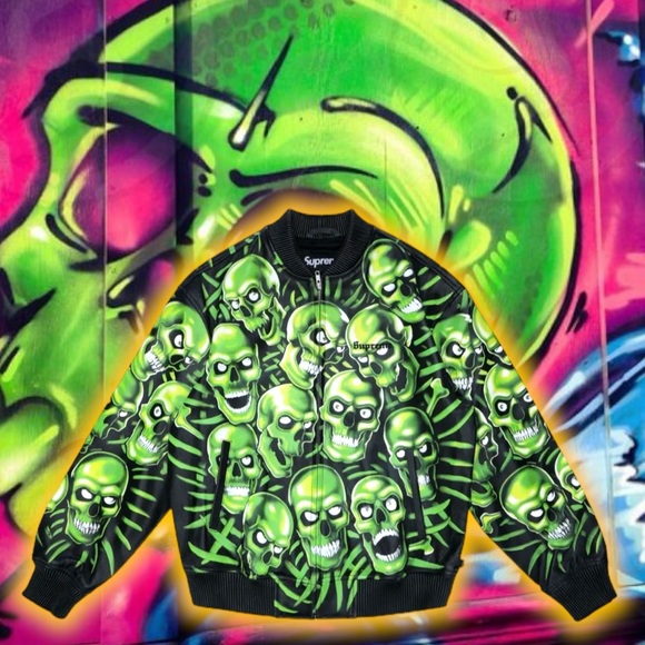 Supreme Skull Pile 💀 Leather Jacket 🧥 - Picture 7 of 8